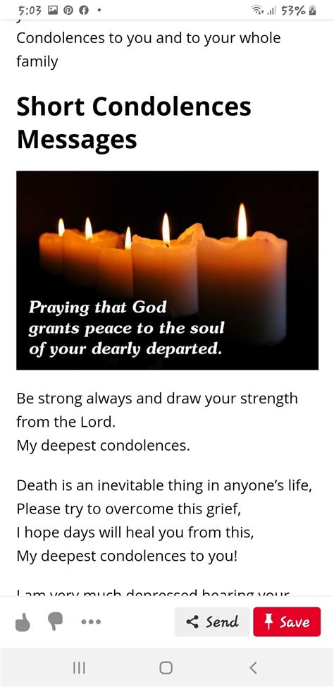 short condolence message condolence messages condolences pray death