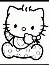 Coloring Hello Kitty Pages Raymax Animals Sanrio Cat sketch template