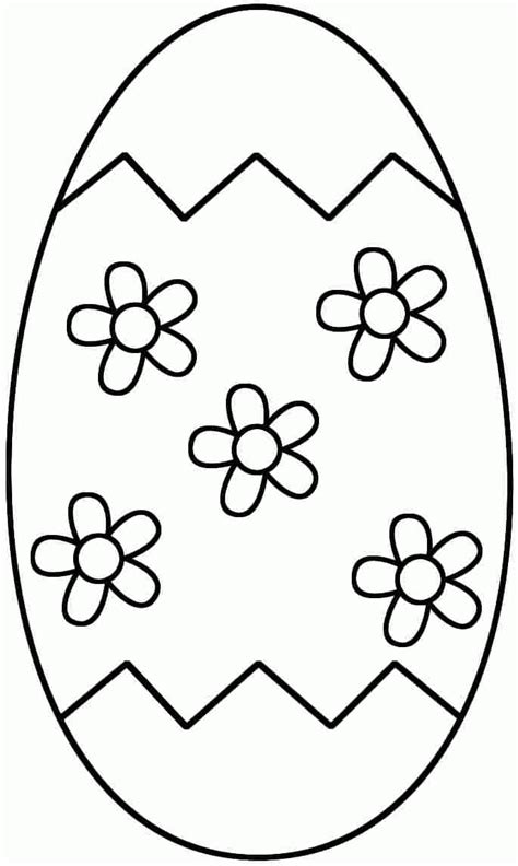 printable easter egg coloring pages coloring home