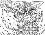 Swearing Coloring Pages Getcolorings sketch template