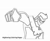 Coloring Nightwing Pages Batman Getcolorings Getdrawings Popular sketch template