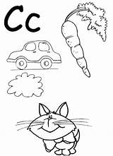 Letter Coloring Worksheets Pages Preschool Alphabet Color Preschoolers Worksheet Sheets Printable Colouring Rectangle Kids Print Printables Activities Clipart Disney Cat sketch template