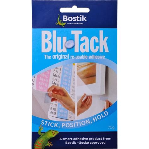 stationery suppliestapes adhesivesbostik blu tack gm blue compact pack