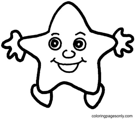 cute star fun coloring page  printable coloring pages