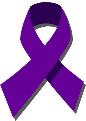 purple ribbon wear purple  raise awareness  domestic  flickr