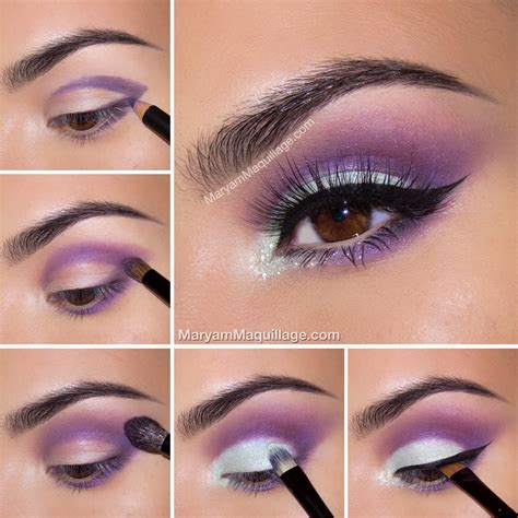 maryam maquillage mint purple smokey summer outfit