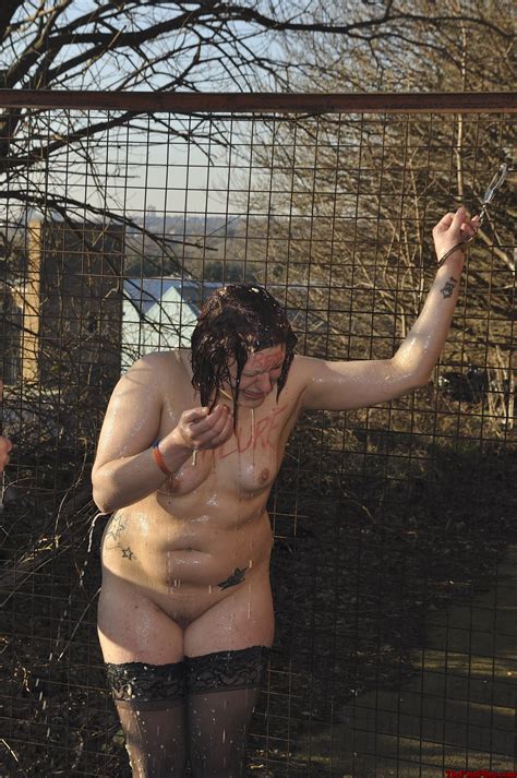 bizarre outdoor humiliation and public punishment of english slaveslut pichunter