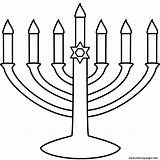 Menorah Chanoeka Hanukkah Kandelaar Davidster Menorahs Joodse sketch template