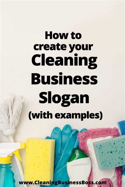 create  cleaning business slogan  examples cleaning