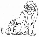 Mufasa Lion King Drawing Coloring Pages Getdrawings sketch template