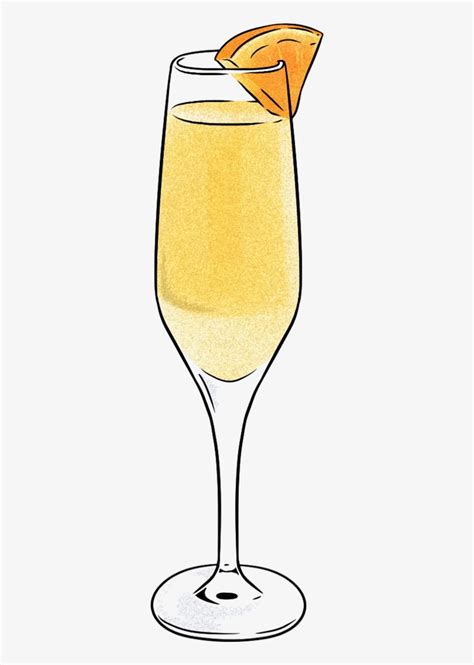 collection  high quality  mimosa drink clip art transparent png
