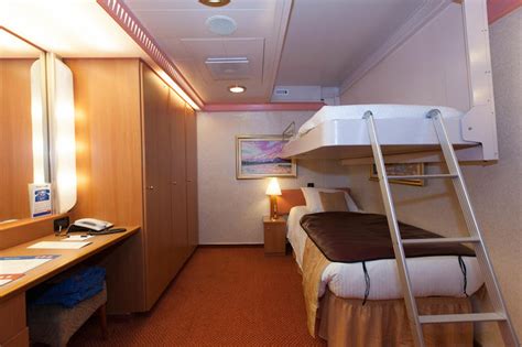 interior cabin  bunk beds  carnival splendor cruise ship cruise
