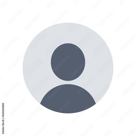 user profile icon vector avatar  person icon profile picture