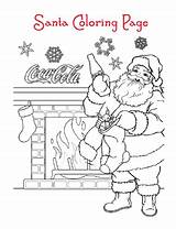 Cola Coca United Connect Christmas sketch template