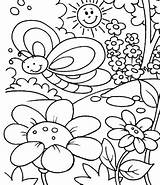 Spring Coloring Pages Disney Kids Getcolorings Color Sheets sketch template