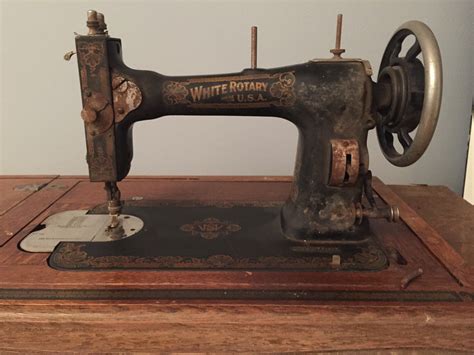 white rotary treadle sewing machine restoration naomix