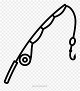 Fishing Rod Pinclipart Eps 1532 Cricut Dxf sketch template