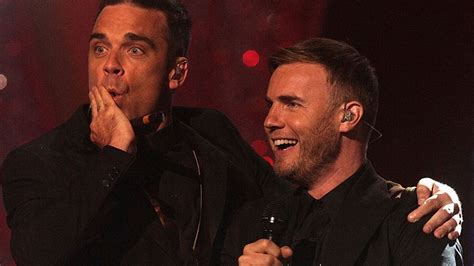 robbie williams take that gary barlow gives robbie williams may
