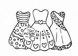 Coloring Pages Dress Dresses Girls Printable Girl Cool Elementary Clothes Lace Drawing Polka Students Dot Mannequin Kids Print Color School sketch template