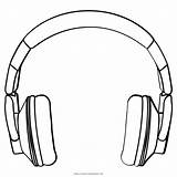 Cuffie Auriculares Dibujo Stampare Ultracoloringpages sketch template