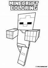 Minecraft Zombie Coloring Pages Mutant Printable Getcolorings Print Weird Color sketch template
