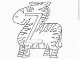 Coloring Pages Zebra Letter Kids Alphabets Education Printable Library Clipart Coloringhome Popular Comments sketch template