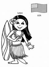Kids Coloring Pages Multicultural Activities Around Books Coloringpagesabc Theme Froum Hawaiian Ocean Colors Seç Pano Craft sketch template