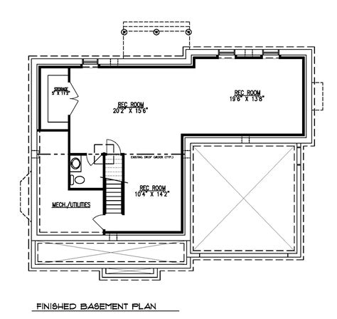 finished basement plan premier design custom homes