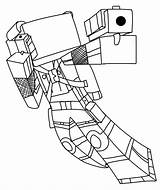 Minecraft Coloring Pages Characters Getdrawings Skin sketch template