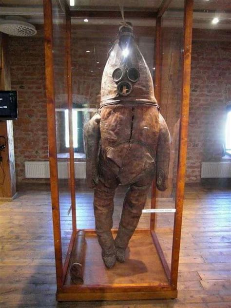 One Of The Oldest Diving Suits In Existence The Old