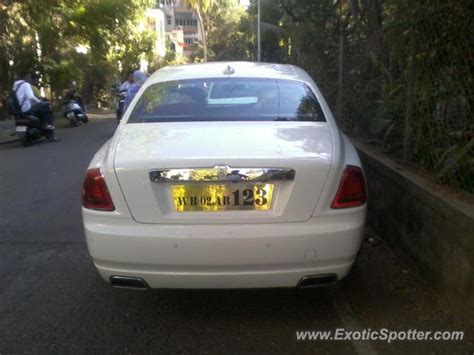 rolls royce ghost spotted  pune india