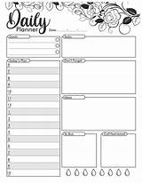 Colouring Planner sketch template