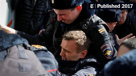 Aleksei Navalny Top Putin Critic Arrested As Protests Flare In Russia