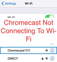 chromecast  connecting  wi fi quick fix techfixhub