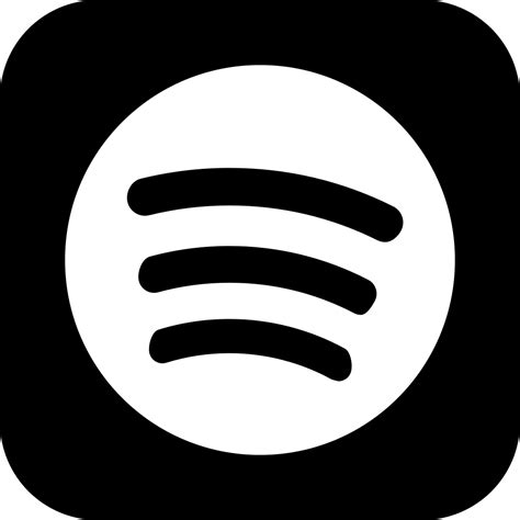 spotify logo button vector spotify white logo transparent