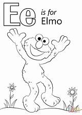 Elmo Supercoloring Preschool sketch template
