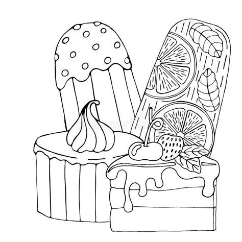 birthday ice cream page coloring pages