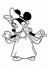Mouse Minnie Coloring Pages Printable Kids sketch template