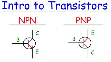 difference  npn  pnp transistors electrical  electronics technology degree