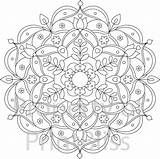 Mandala Pages sketch template