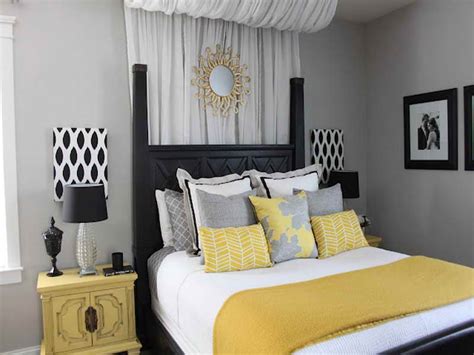 yellow  gray bedroom decorating ideas decor ideasdecor ideas