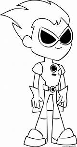 Titans Teen Go Coloring Pages Robin Printable Info Print Kids sketch template