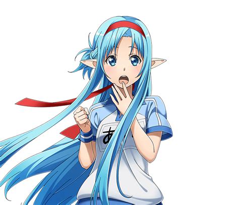 1girl Asuna Sao Alo Blue Eyes Blue Hair Character Name Covering Mouth
