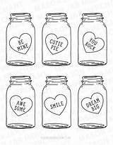 Jars sketch template