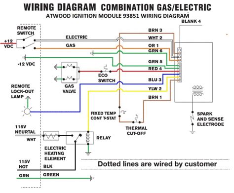 atwood water heater wiring  irv forums