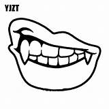 Teeth Fangs Yjzt 10cm Vinyl 1271 S8 sketch template