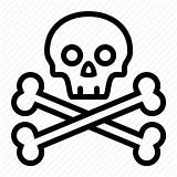Skull Crossbones Roger Jolly Bones Pirate Svg Death Transparent Icon Danger Background Warning Pirates Dead Icons Quality High Freeiconspng sketch template