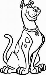 Doo Scooby Coloring Pages Cartoon Drawing Dog Printable Scrappy Dinky Pinky Color Funny Online Drawings Paintingvalley Getcolorings Sitting Print Col sketch template