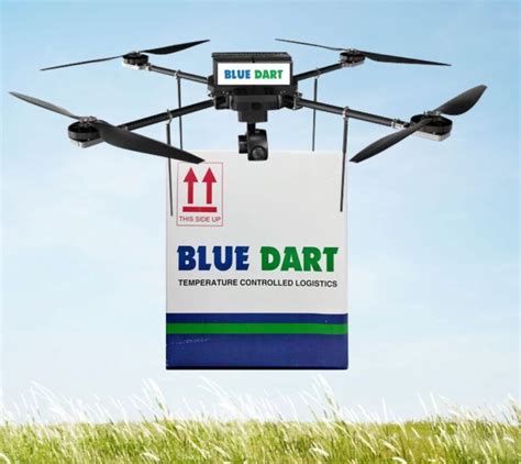 blue dart med express consortium  operate experimental uas  delivery  vaccines