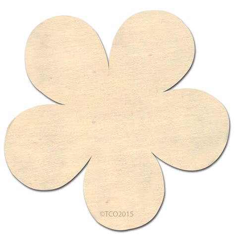 wooden shape   flower shape flower symbol